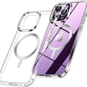 iPhone 14 Pro Max, 15 Pro Max, 16 Pro Max - MagSafe Premium Clear Case - 6.7" Anti-Scratch, Shockproof Clear Protective Fit Cover (Copy)